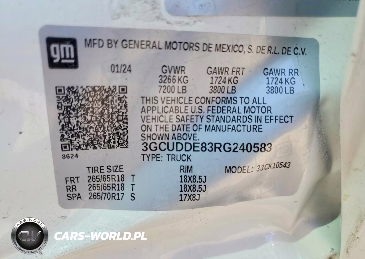 2024 Chevrolet Silverado K1500 Lt VIN:3GCUDDE83RG240583 - 12