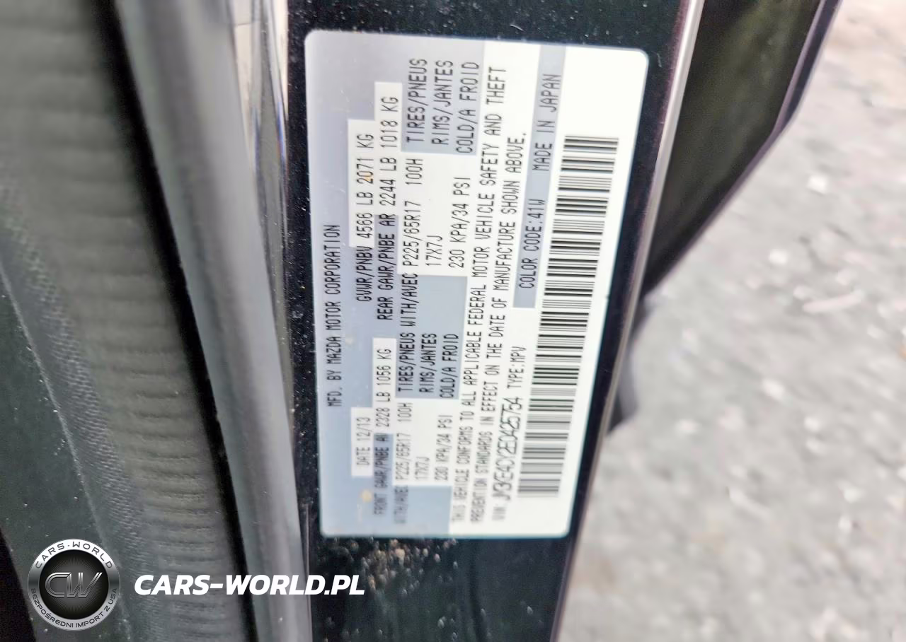 2014 Mazda Cx-5 Touring VIN:JM3KE4CY2E0425754 - 13