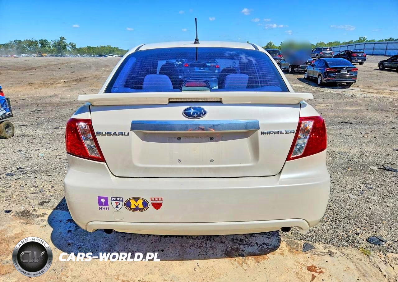 2008 Subaru Impreza 2.5I VIN:JF1GE61638H527314 - 6