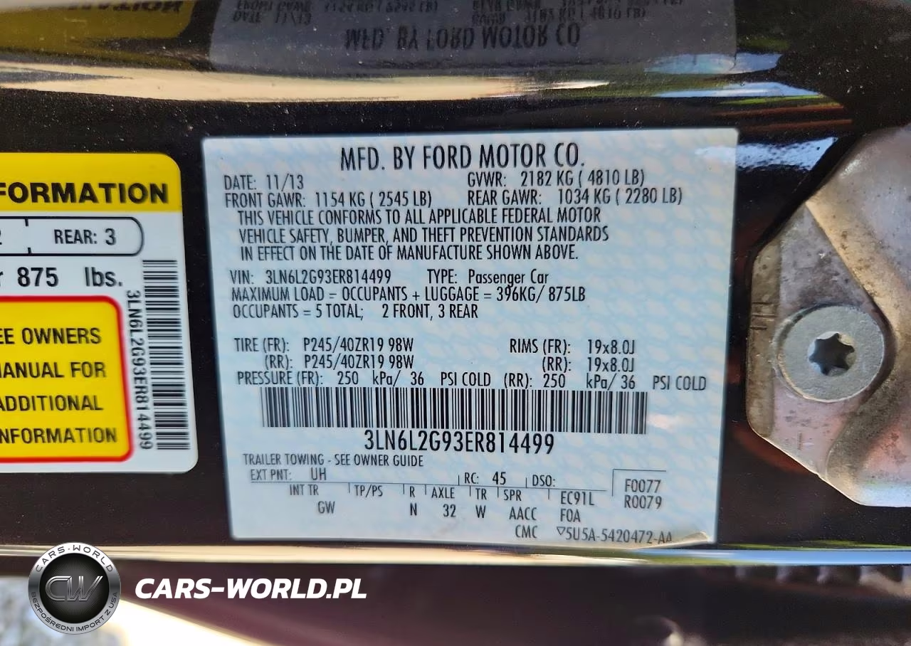 2014 Lincoln Mkz VIN:3LN6L2G93ER814499 - 12