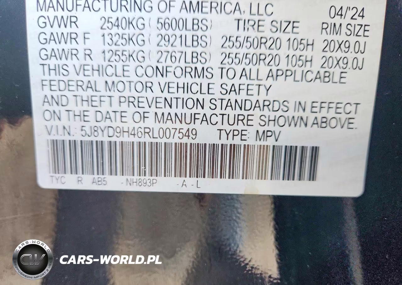 2024 Acura Mdx Technology VIN:5J8YD9H46RL007549 - 14
