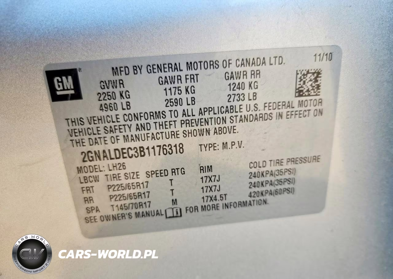 2011 Chevrolet Equinox Lt VIN:2GNALDEC3B1176318 - 14