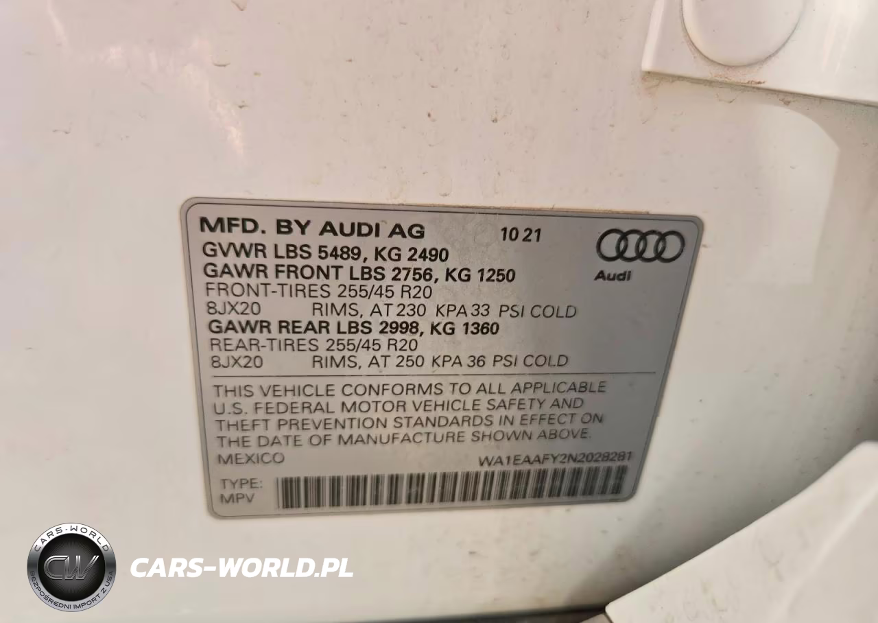 2022 Audi Q5 Premium Plus 45 VIN:WA1EAAFY2N2028281 - 14