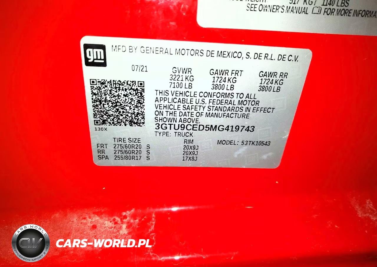 2021 GMC Sierra K1500 Elevation VIN:3GTU9CED5MG419743 - 12