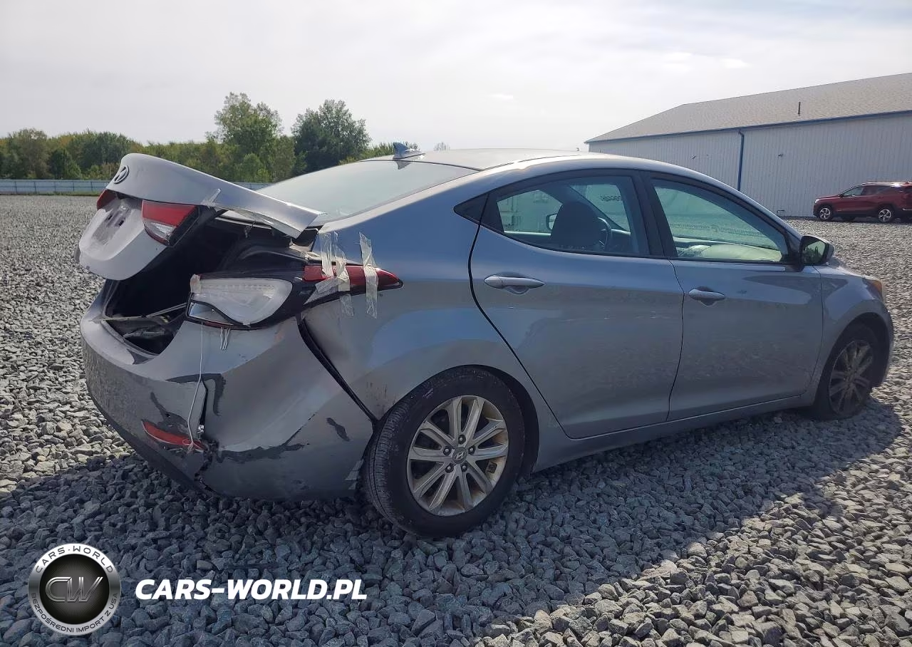 2014 Hyundai Elantra Se VIN:KMHDH4AEXEU153038 - 3