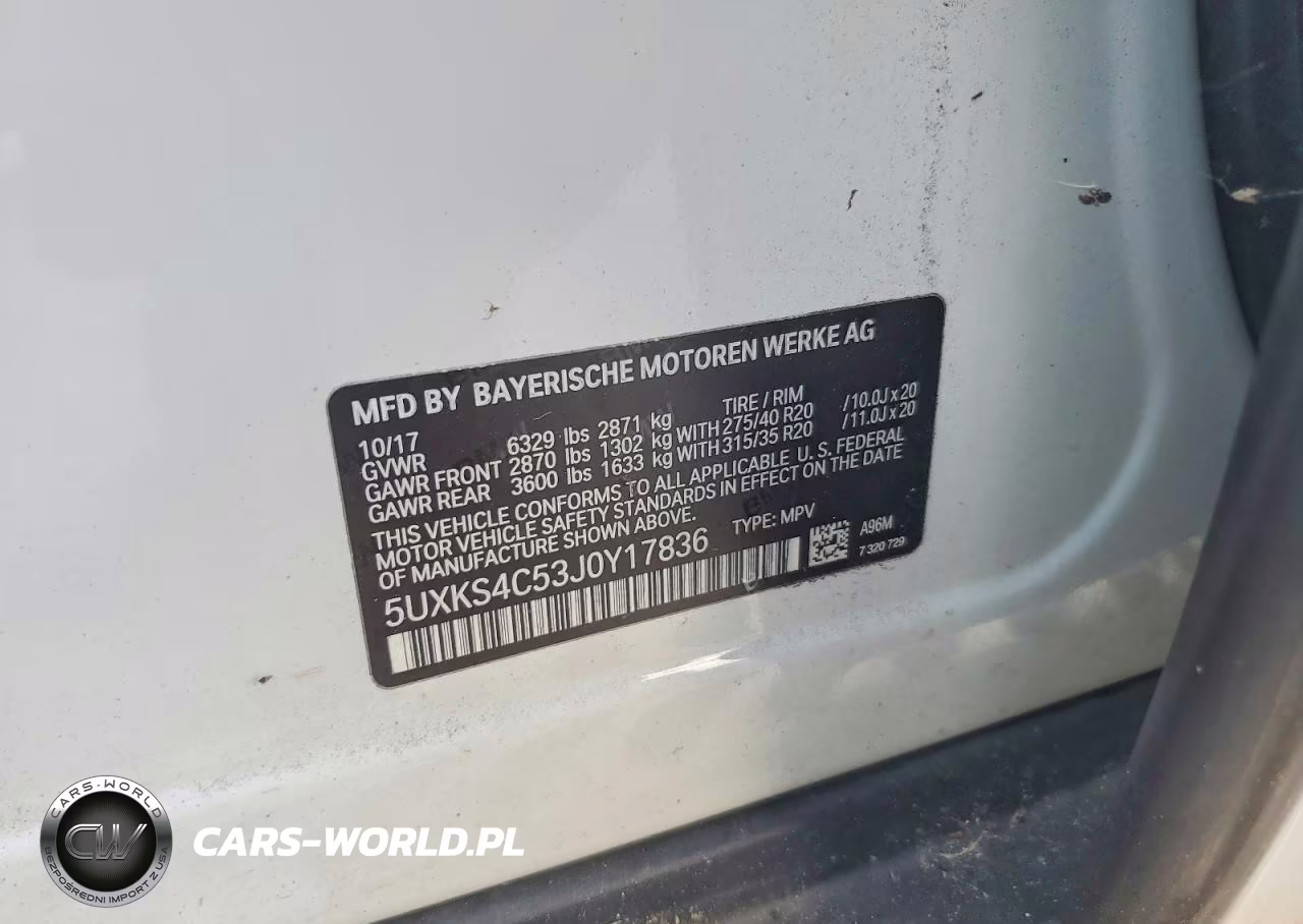 2018 BMW X5 xDrive35D VIN:5UXKS4C53J0Y17836 - 13