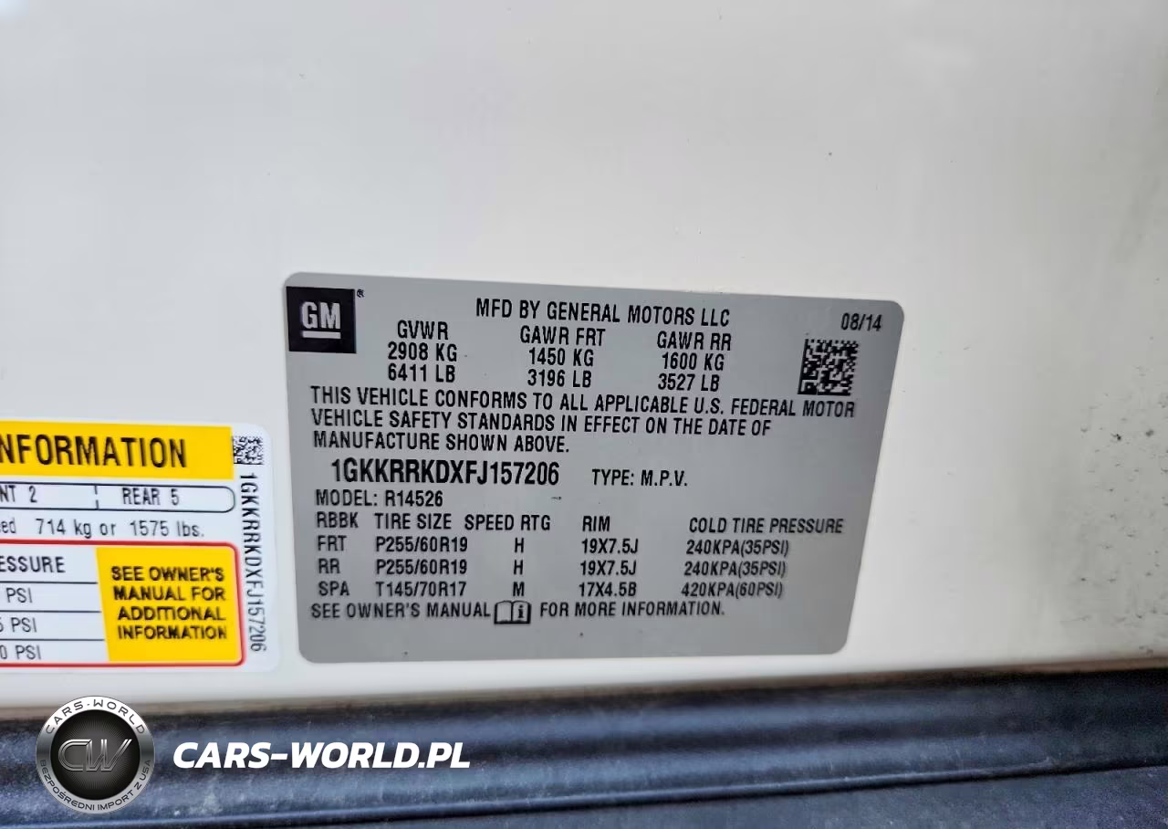 2015 GMC Acadia Slt-1 VIN:1GKKRRKDXFJ157206 - 13