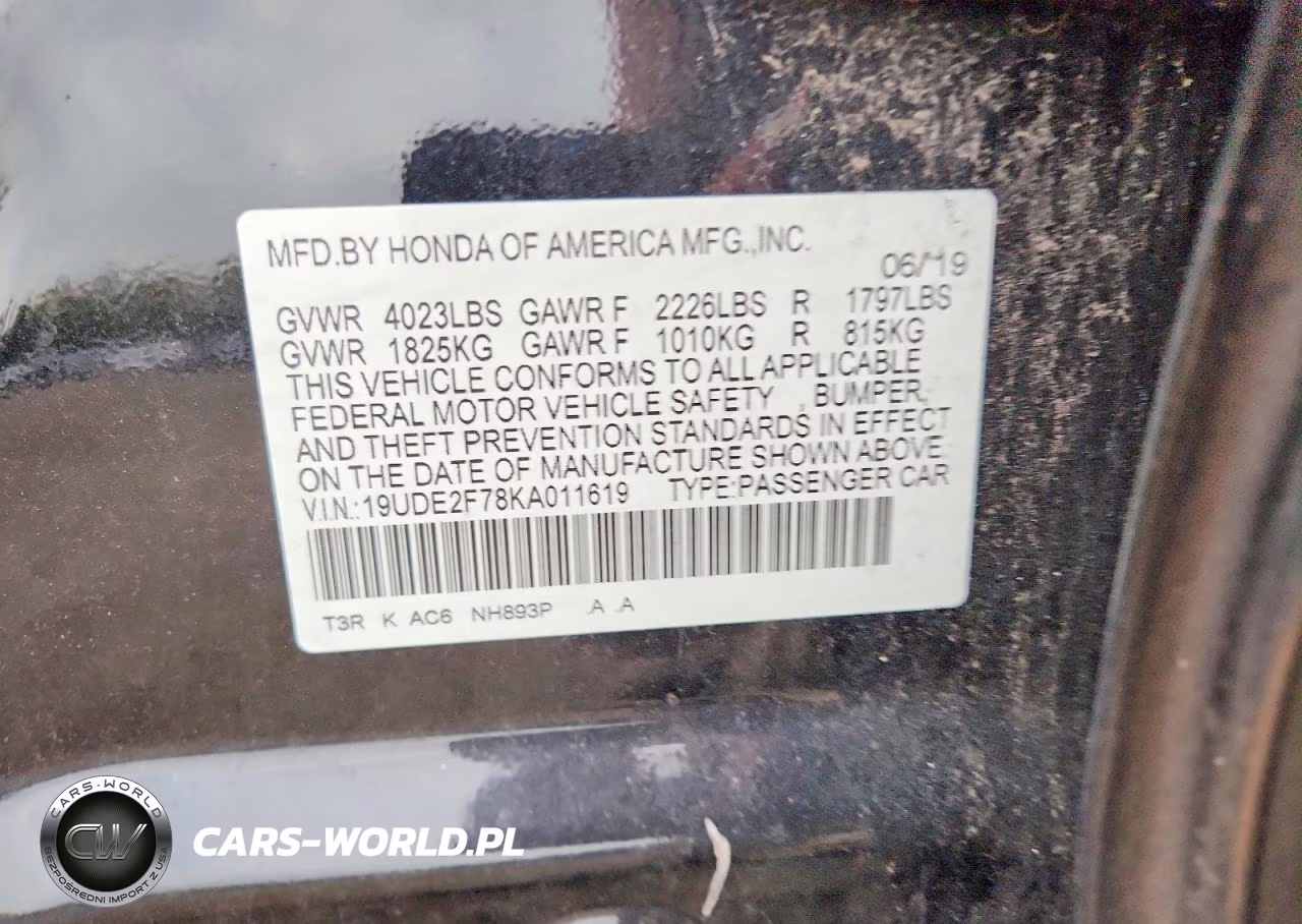 2019 Acura Ilx Premium VIN:19UDE2F78KA011619 - 12