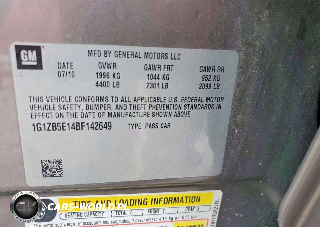 2011 Chevrolet Malibu Ls VIN:1G1ZB5E14BF142649 - 12