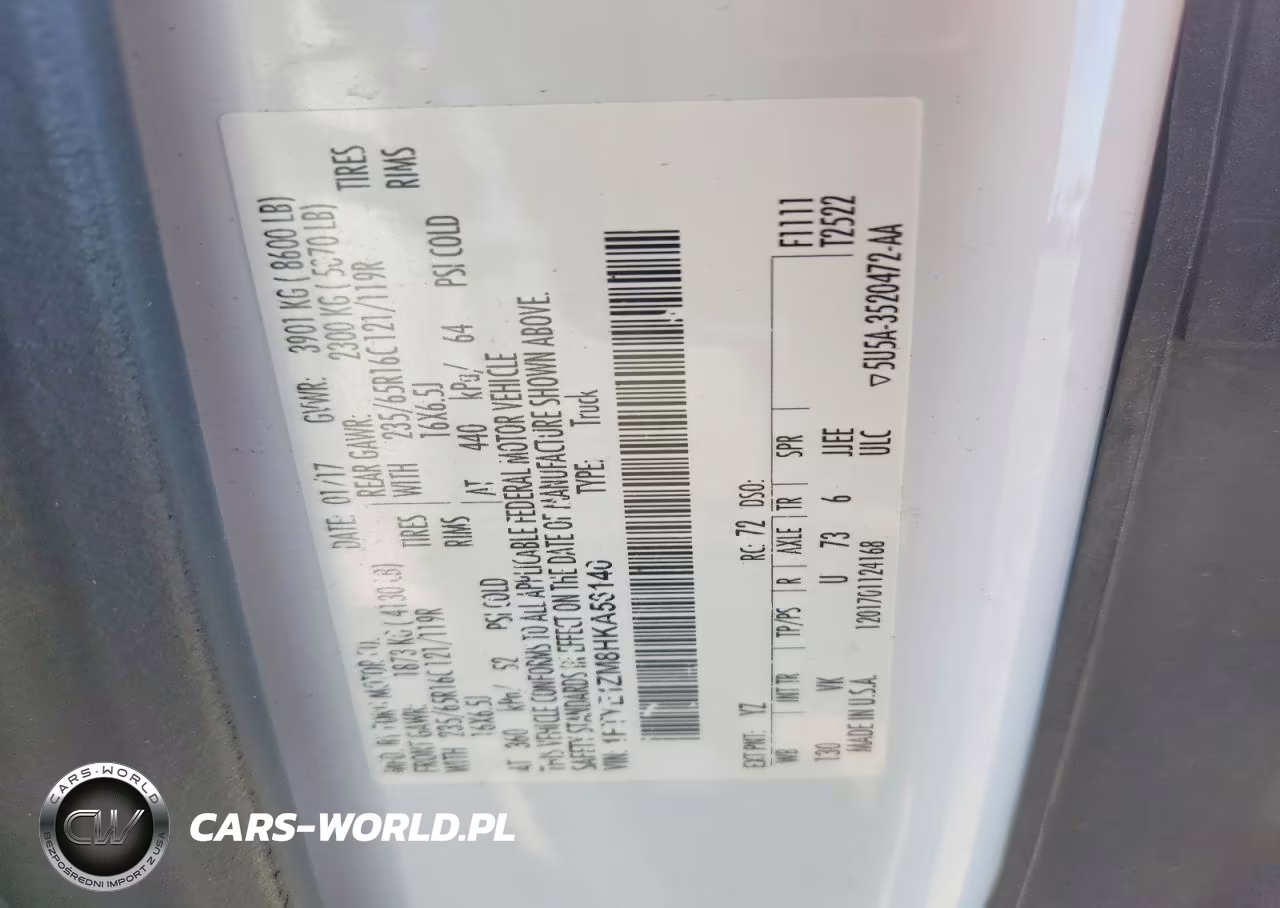 2017 Ford Transit T-150 Delivery Van VIN:1FTYE1ZM8HKA56140 - 12