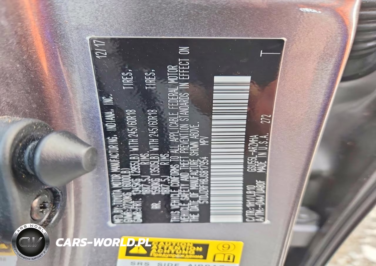 2018 Toyota Highlander Xle VIN:5TDJZRFH8JS817954 - 12
