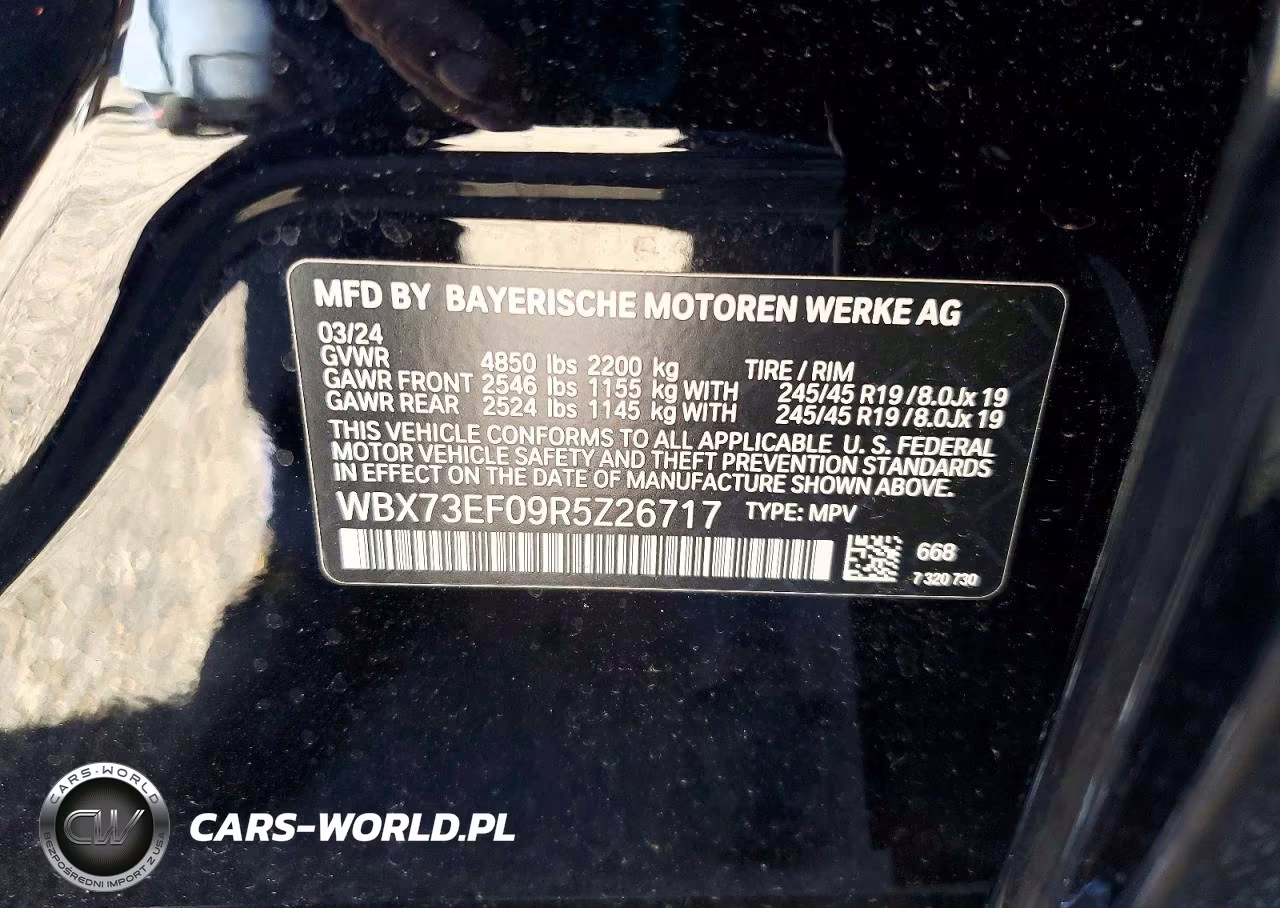 2024 BMW X1 xDrive28I VIN:WBX73EF09R5Z26717 - 13