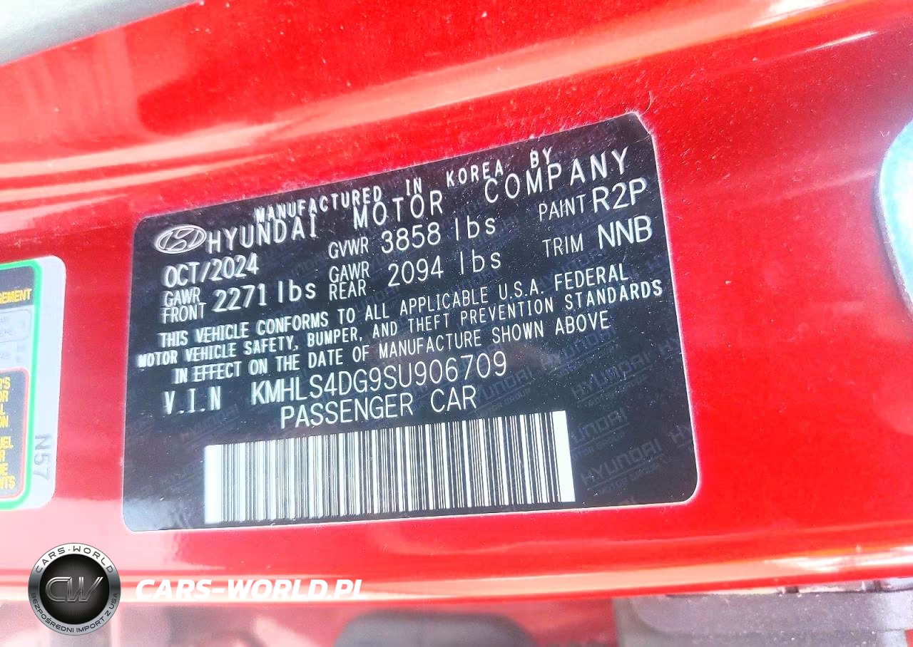 2025 Hyundai Elantra Sel VIN:KMHLS4DG9SU906709 - 12