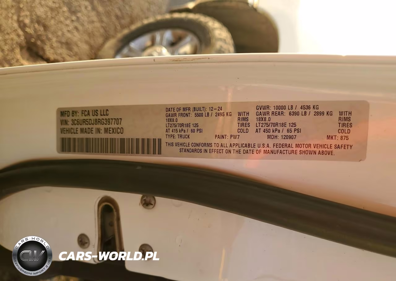 2024 Ram 2500 Big Horn VIN:3C6UR5DJ8RG397707 - 12