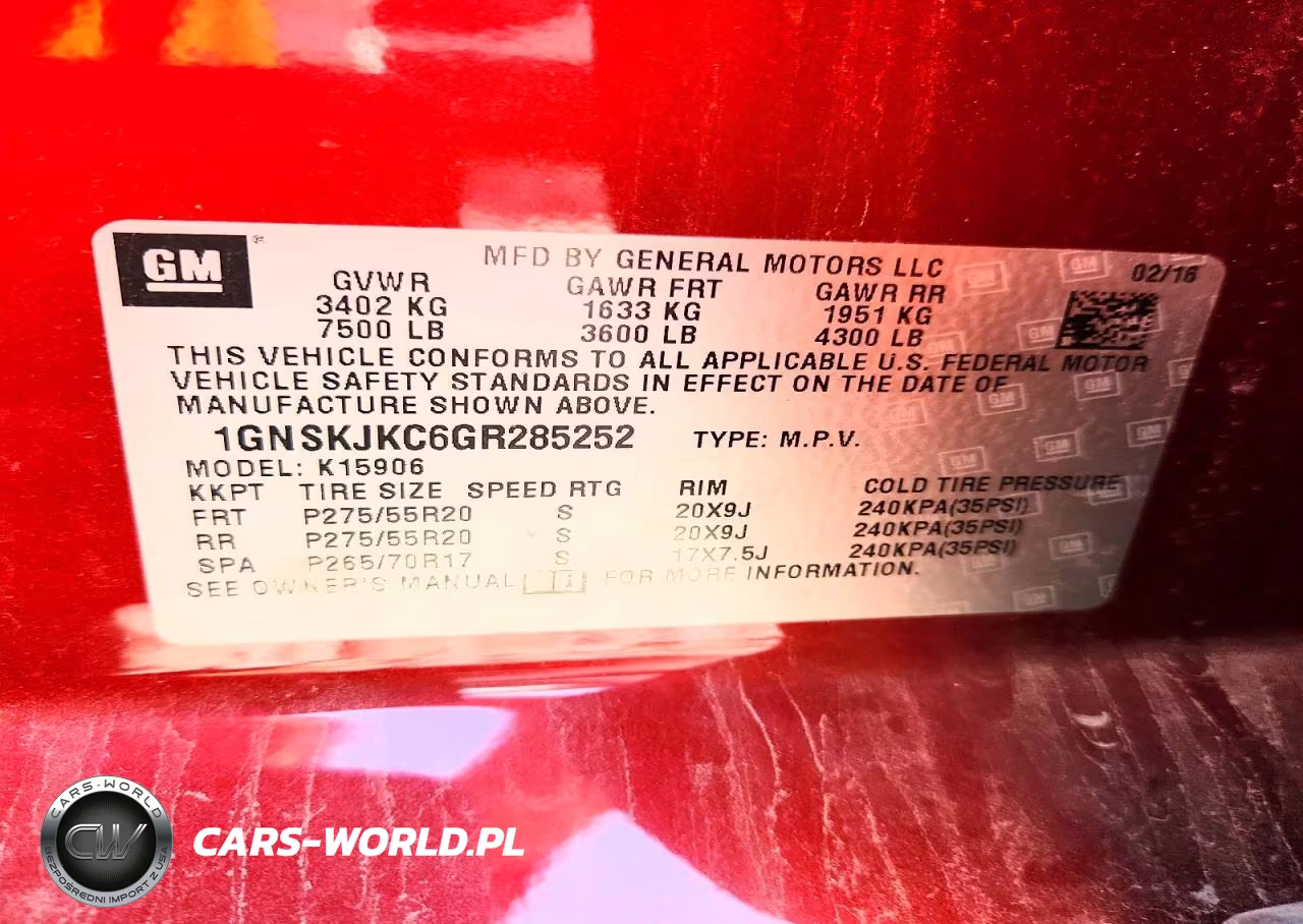 2016 Chevrolet Suburban K1500 Ltz VIN:1GNSKJKC6GR285252 - 14