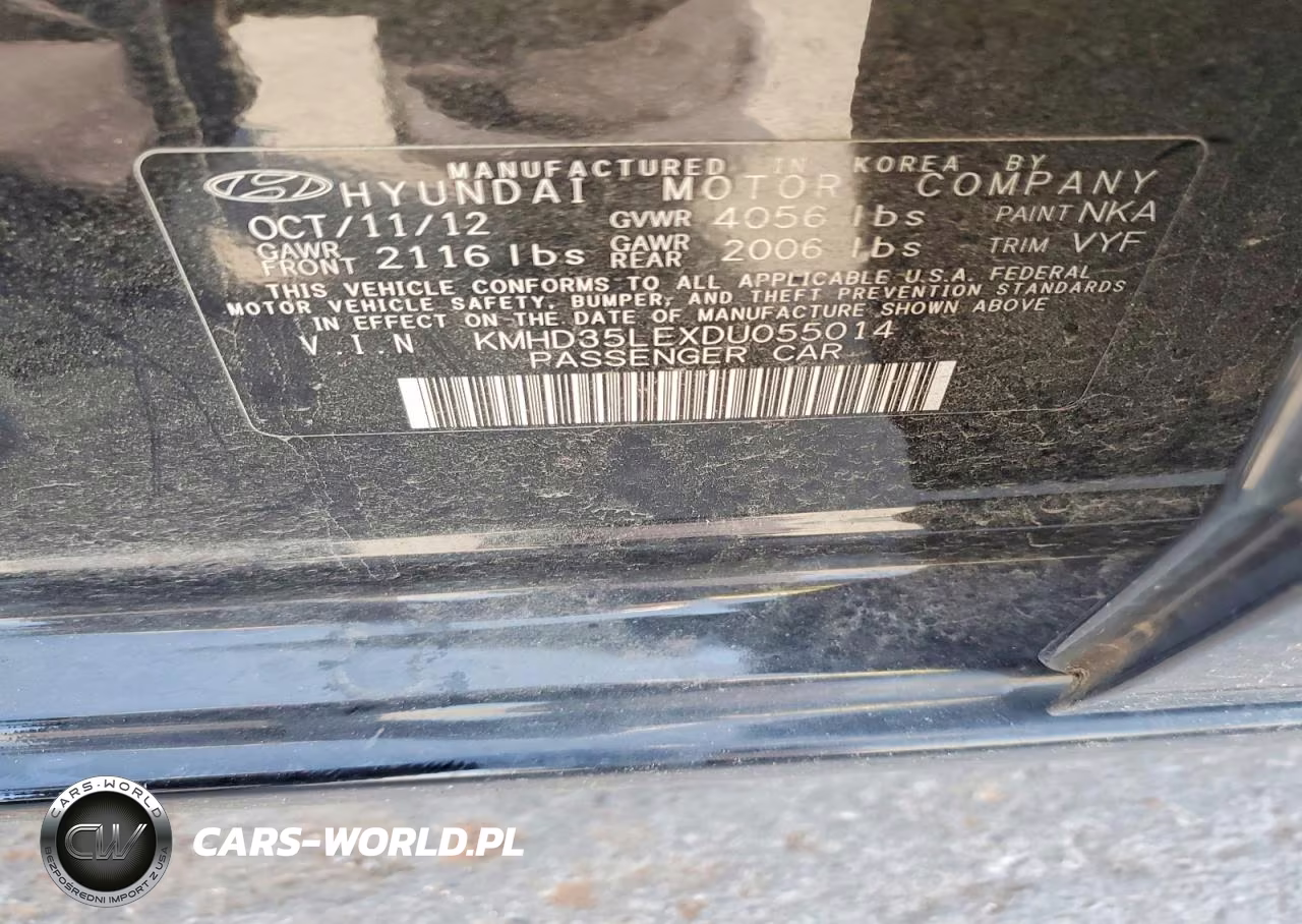 2013 Hyundai Elantra Gt Base VIN:KMHD35LEXDU055014 - 12