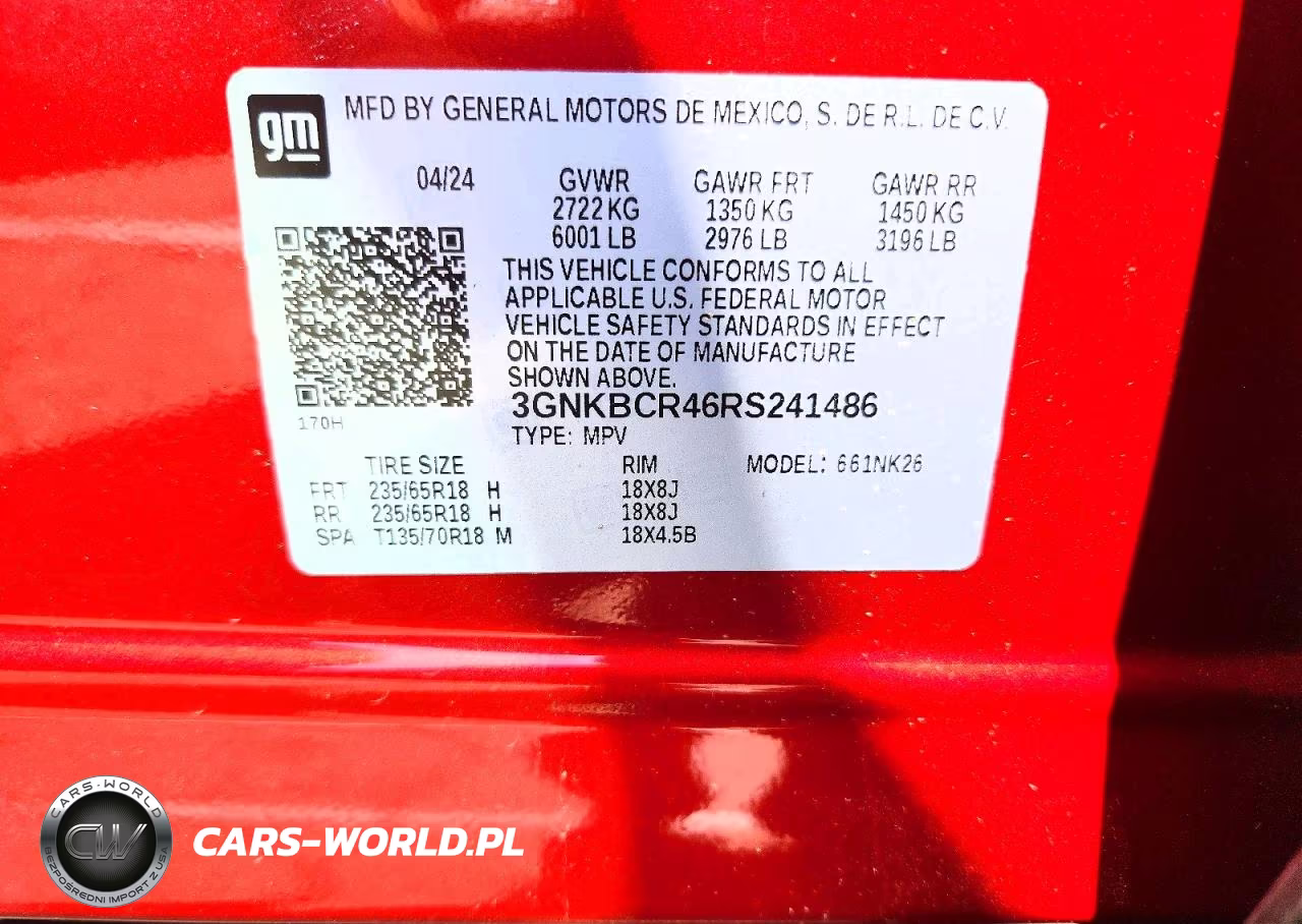 2024 Chevrolet Blazer 2Lt VIN:3GNKBCR46RS241486 - 13