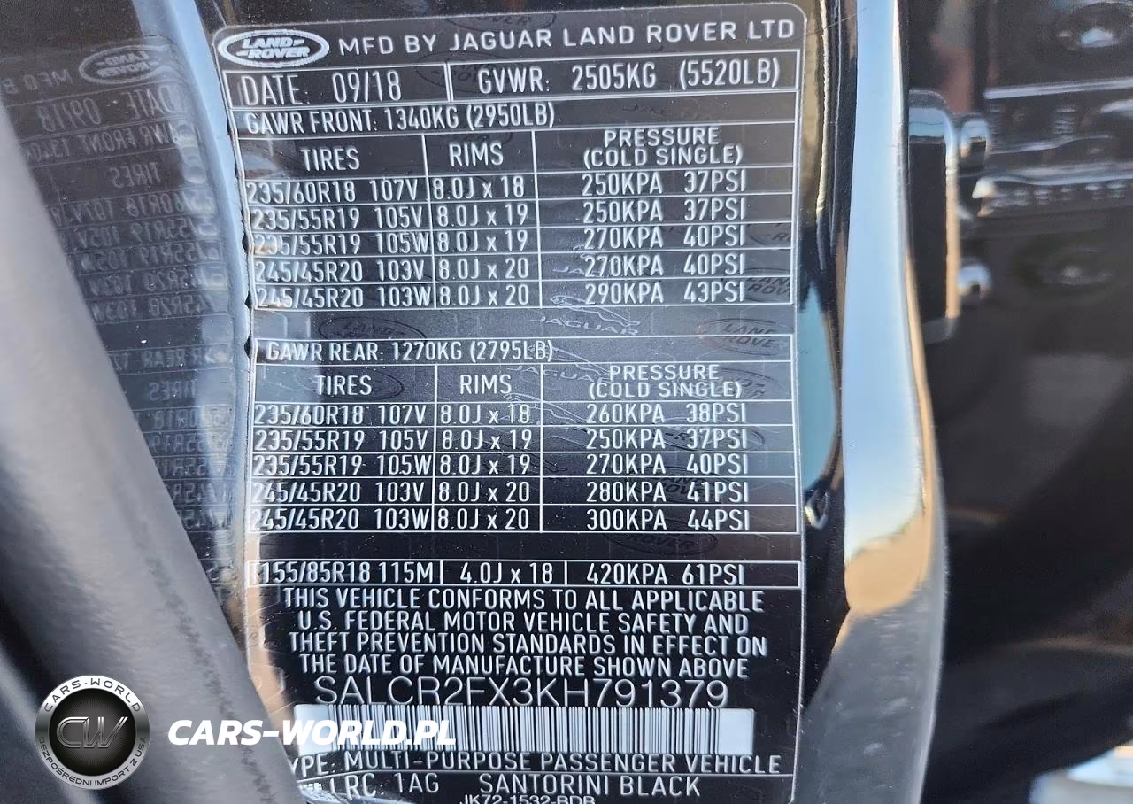 2019 Land Rover Discovery Sport Hse VIN:SALCR2FX3KH791379 - 12