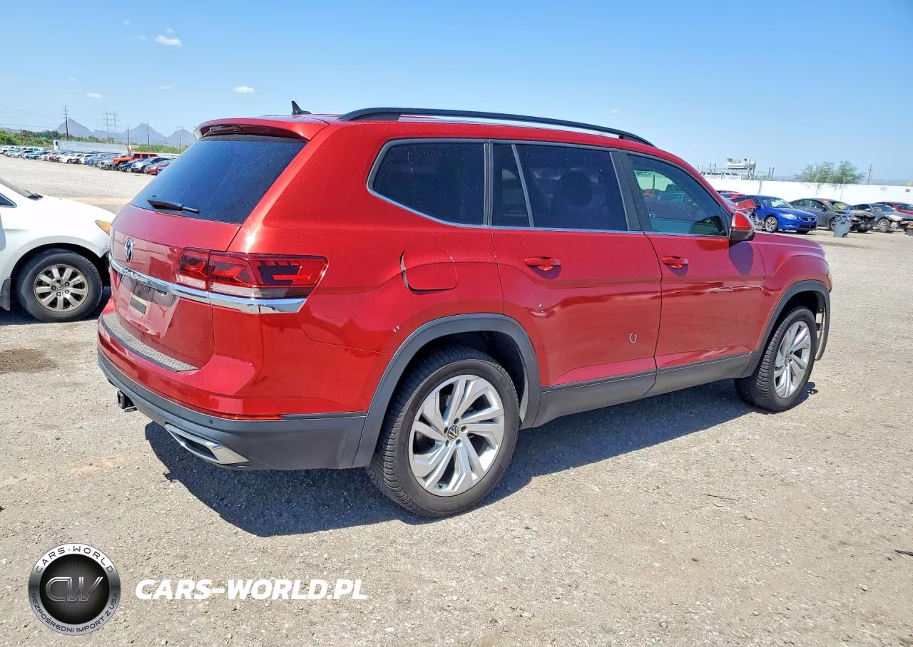 2021 Volkswagen Atlas Se VIN:1V2JR2CA5MC537511 - 3