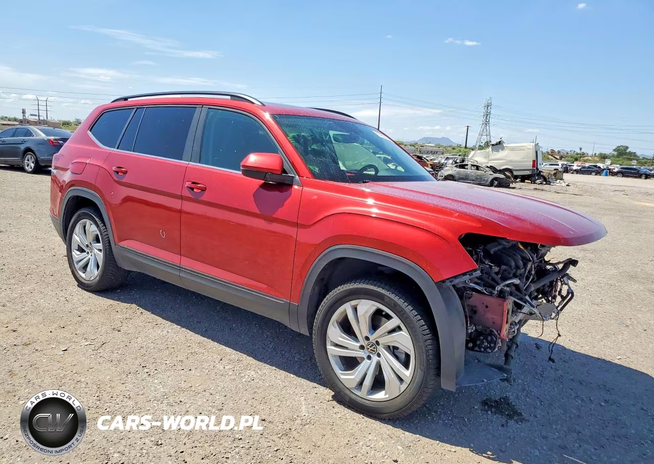 2021 Volkswagen Atlas Se VIN:1V2JR2CA5MC537511 - 4