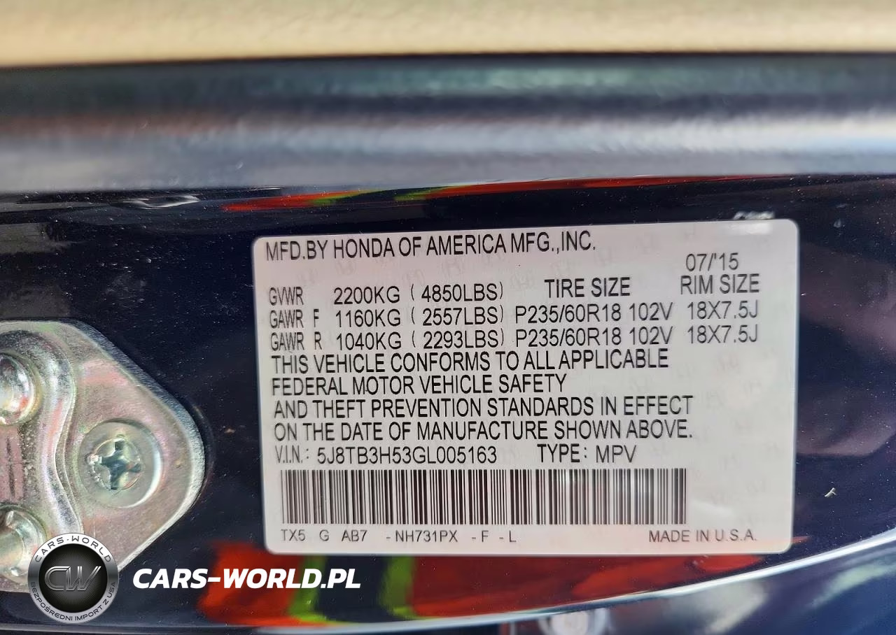 2016 Acura Rdx Technology VIN:5J8TB3H53GL005163 - 12