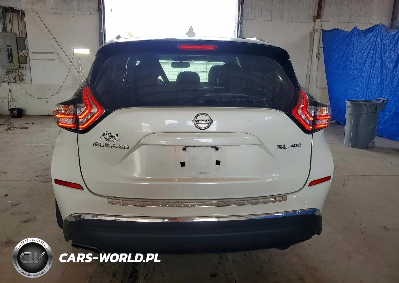2017 Nissan Murano Sl VIN:5N1AZ2MH1HN107140 - 6