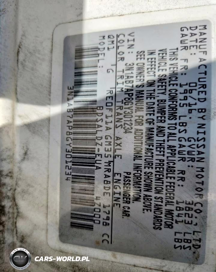 2016 Nissan Sentra Sv VIN:3N1AB7AP8GY301234 - 12