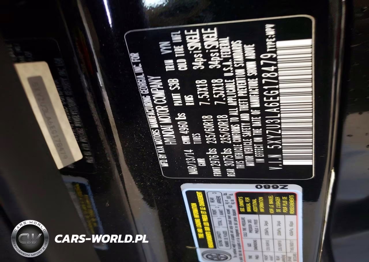2014 Hyundai Santa Fe Sport 2.0T VIN:5XYZU3LA6EG178479 - 12