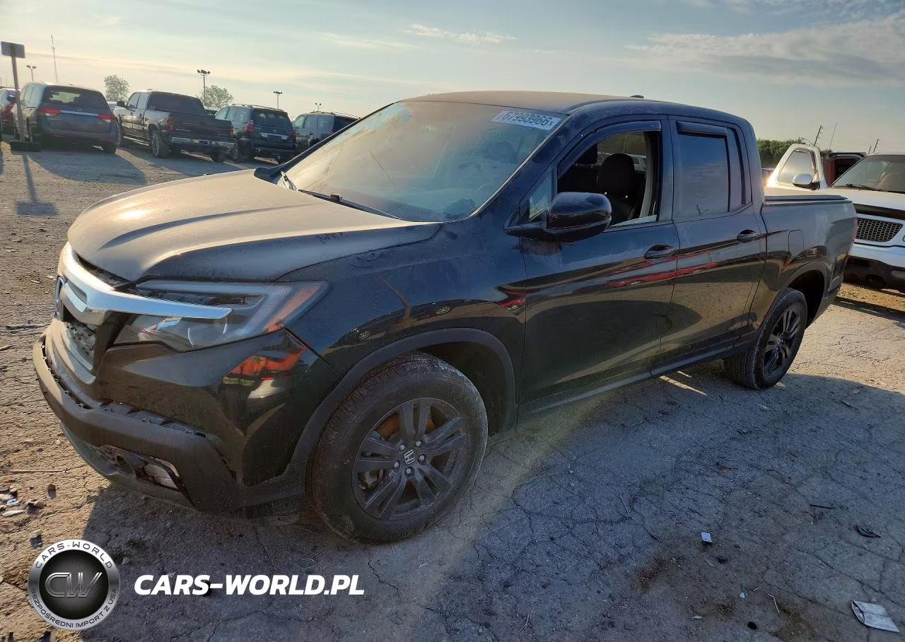 2019 Honda Ridgeline Sport VIN:5FPYK3F1XKB011887 - 1