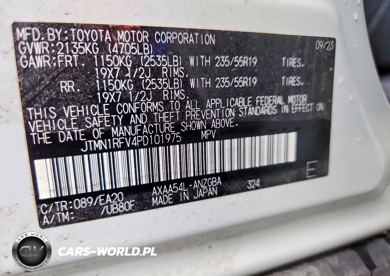 2023 Toyota Rav4 Limited VIN:JTMN1RFV4PD101975 - 13
