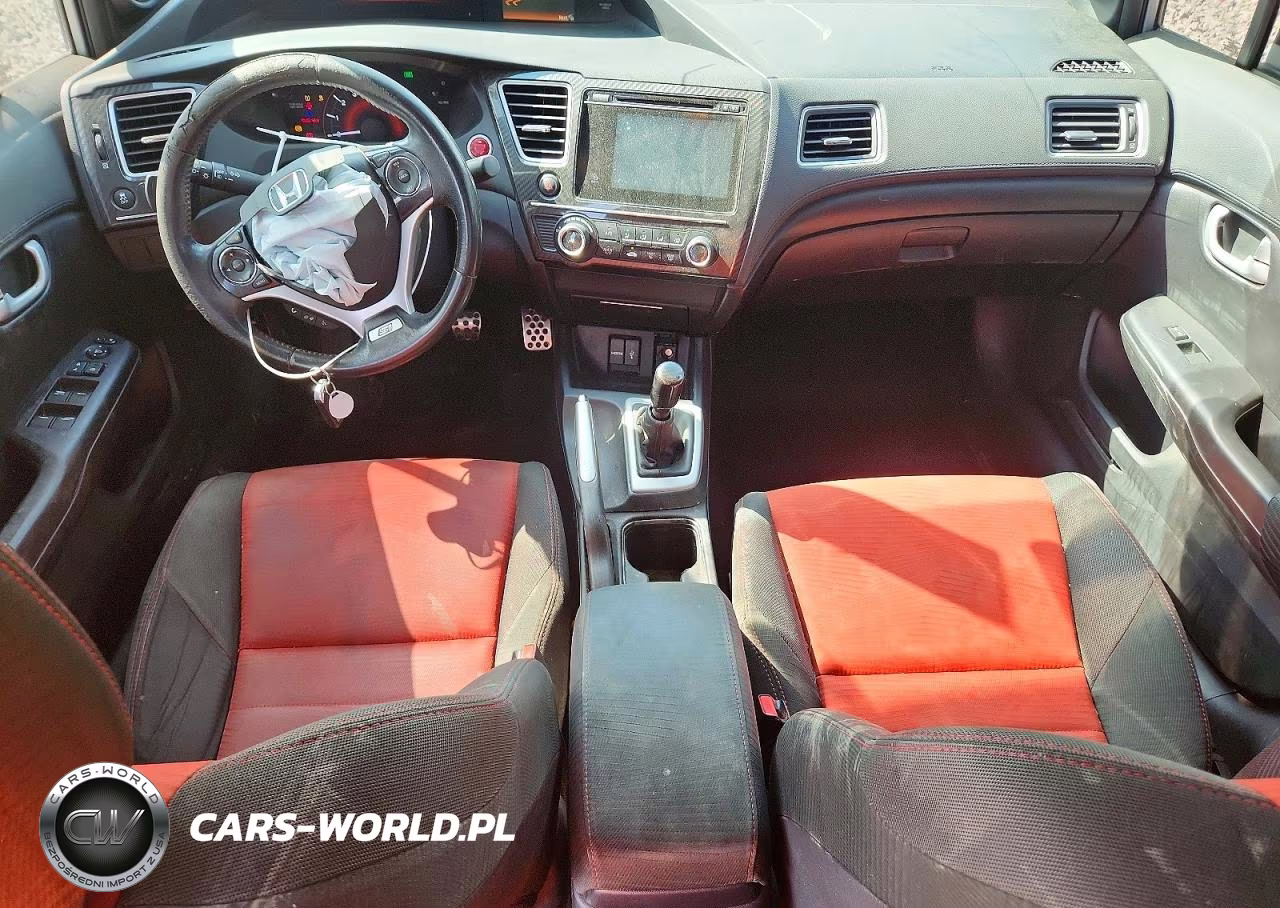 2015 Honda Civic Si VIN:2HGFB6E58FH703007 - 8