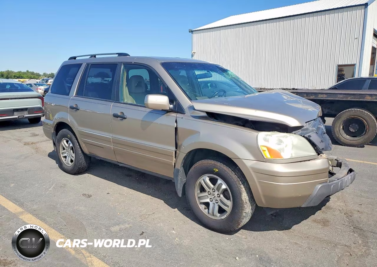 2005 Honda Pilot Exl VIN:5FNYF18545B034300 - 4