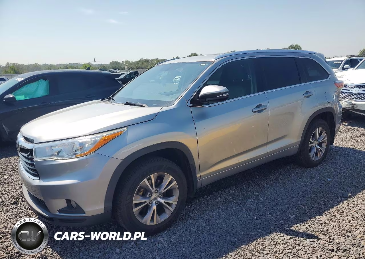 2015 Toyota Highlander Xle VIN:5TDJKRFH2FS108626 - 1