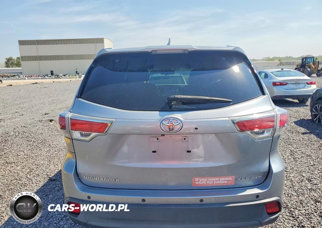 2015 Toyota Highlander Xle VIN:5TDJKRFH2FS108626 - 6