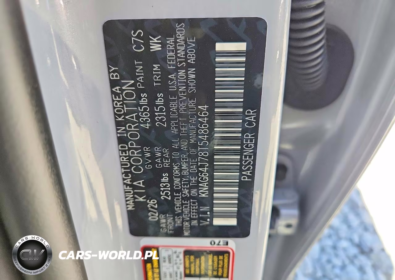 2026 Kia K5 Gt Line VIN:KNAG64J78T5486464 - 12