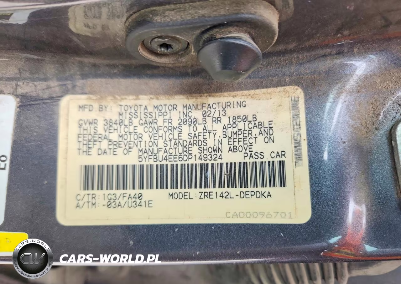 2013 Toyota Corolla L VIN:5YFBU4EE6DP149324 - 12
