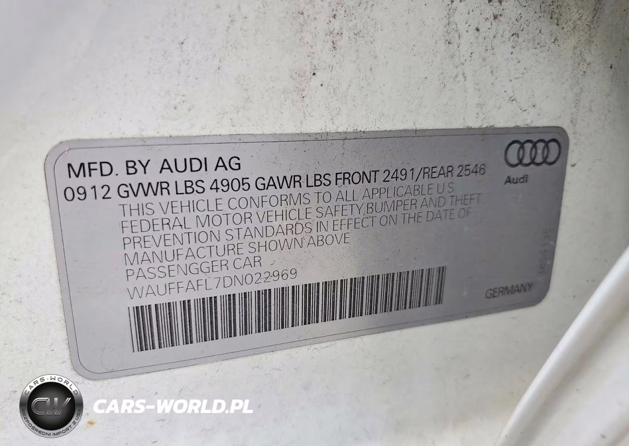 2013 Audi A4 Premium Plus VIN:WAUFFAFL7DN022969 - 12
