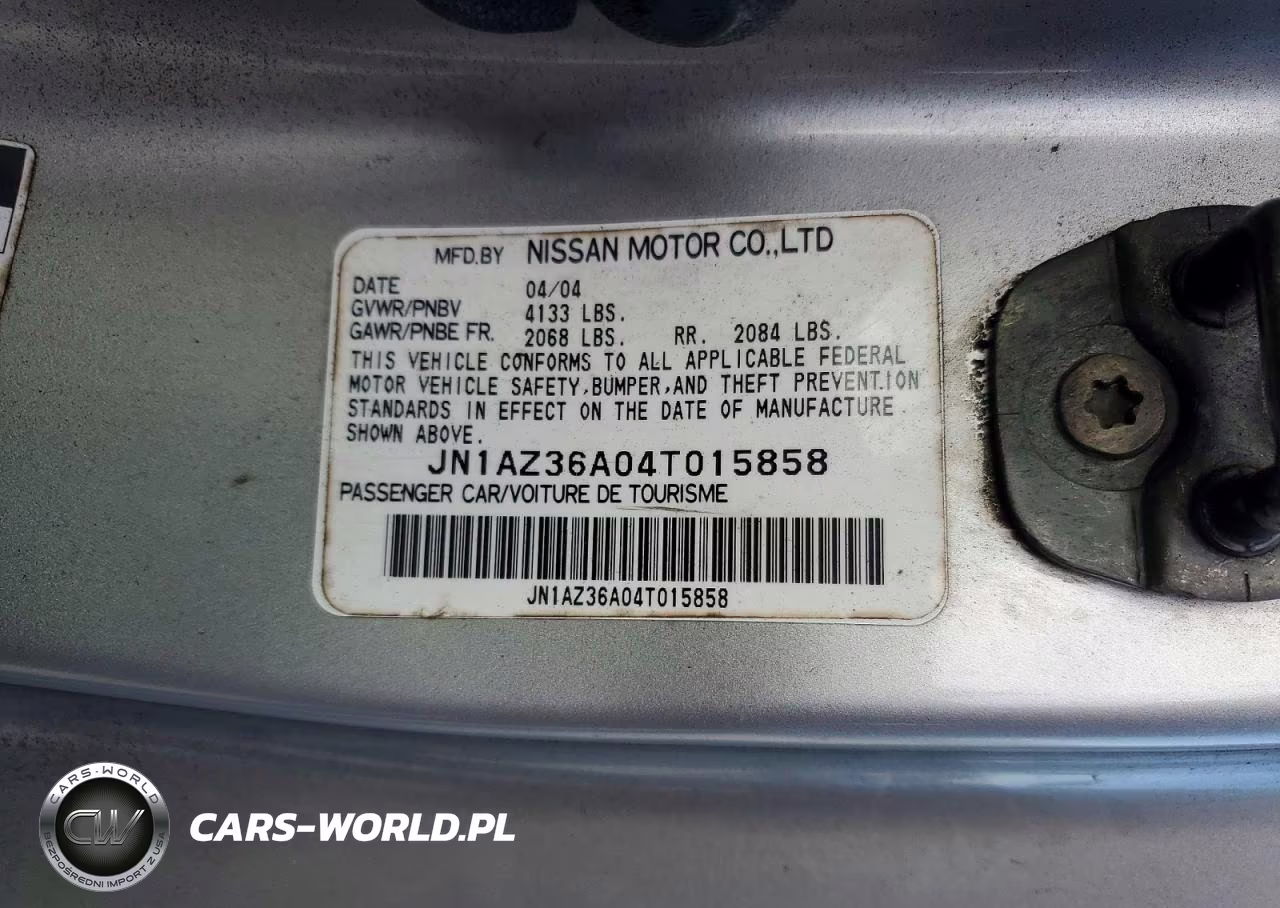 2004 Nissan 350Z Roadster VIN:JN1AZ36A04T015858 - 12