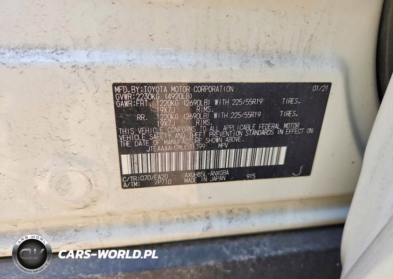 2021 Toyota Venza Xle VIN:JTEAAAAH2MJ031399 - 13