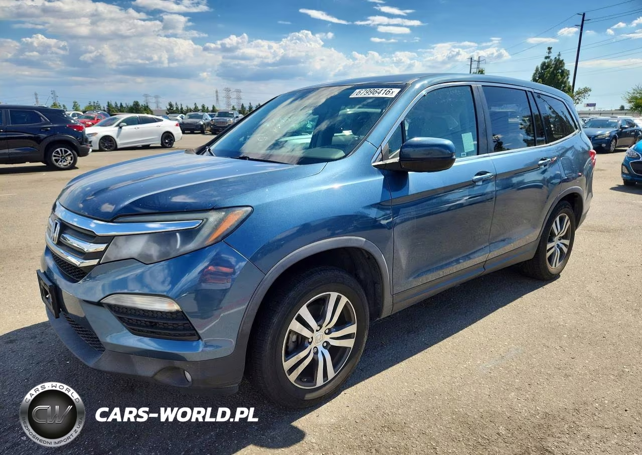 2017 Honda Pilot Ex VIN:5FNYF5H34HB032735 - 1