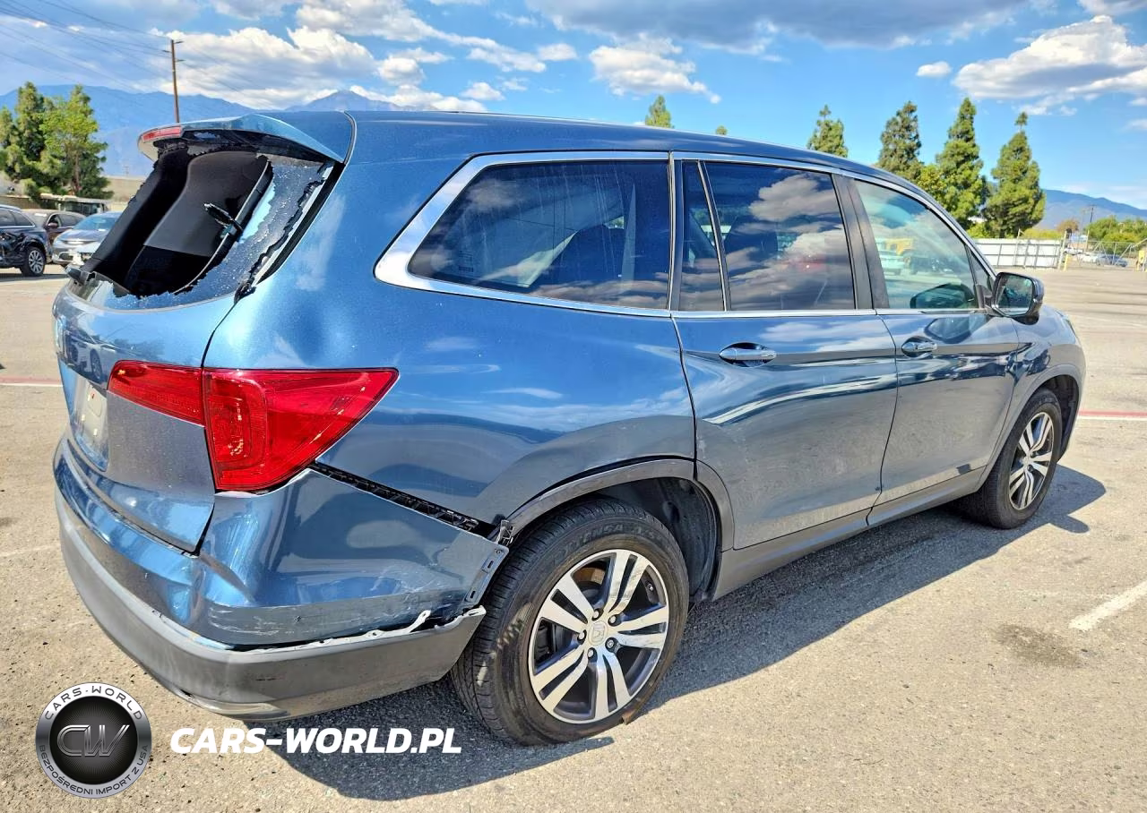2017 Honda Pilot Ex VIN:5FNYF5H34HB032735 - 3