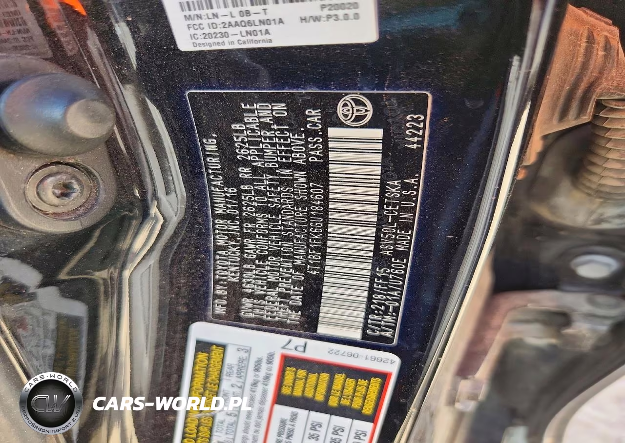 2016 Toyota Camry Se VIN:4T1BF1FK6GU184607 - 12
