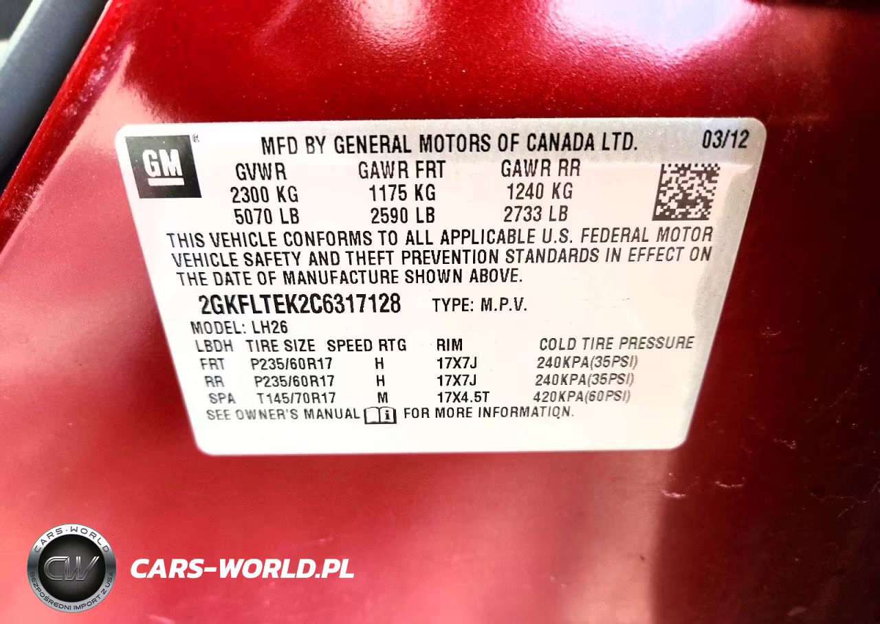 2012 GMC Terrain Sle VIN:2GKFLTEK2C6317128 - 14