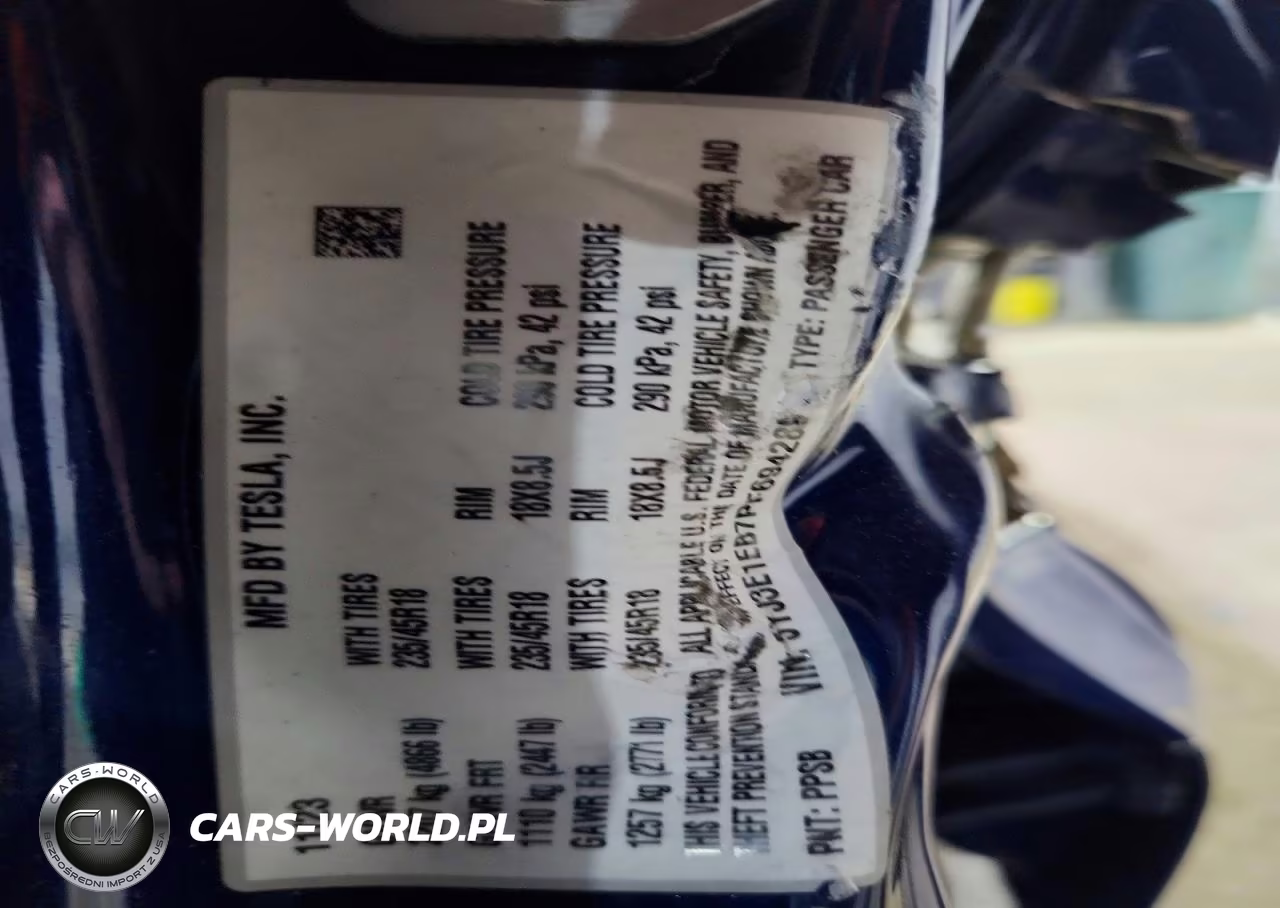 2023 Tesla Model 3 VIN:5YJ3E1EB7PF694289 - 12