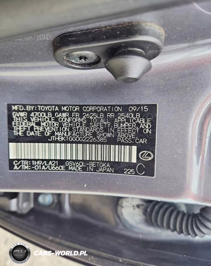 2016 Lexus Es 350 VIN:JTHBK1GG0G2226385 - 12