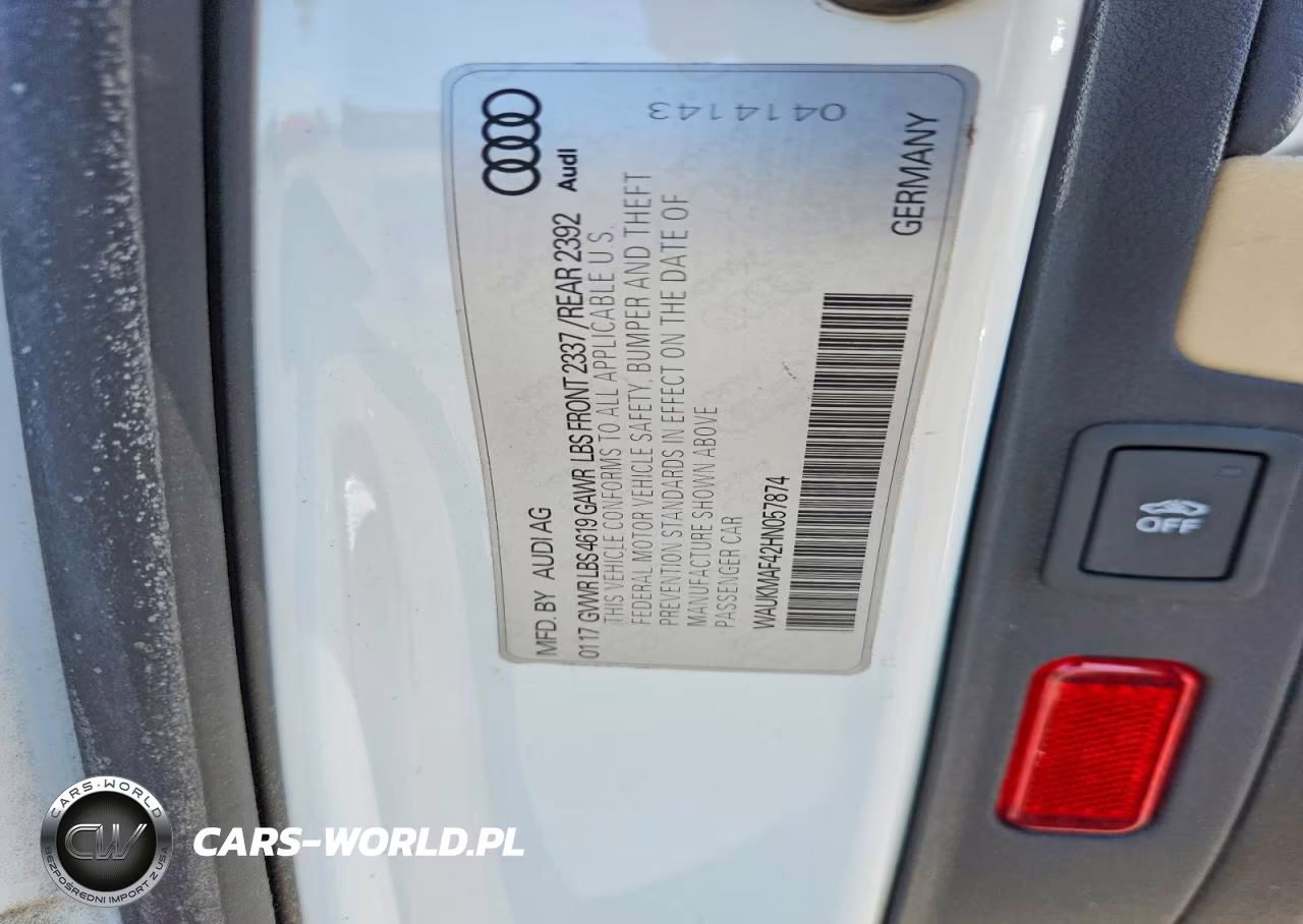 2017 Audi A4 Ultra Premium VIN:WAUKMAF42HN057874 - 13
