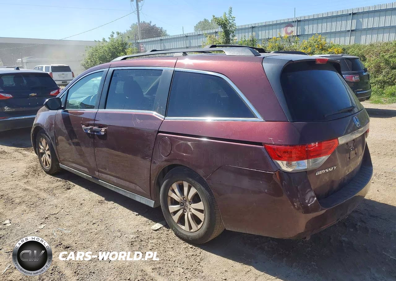 2014 Honda Odyssey Exl VIN:5FNRL5H69EB076104 - 2
