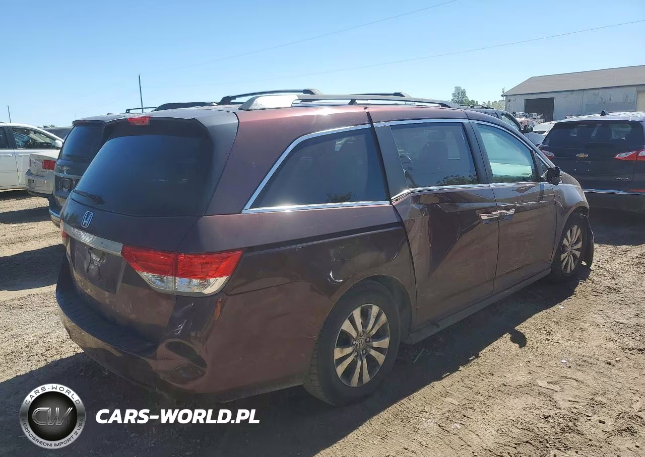 2014 Honda Odyssey Exl VIN:5FNRL5H69EB076104 - 3