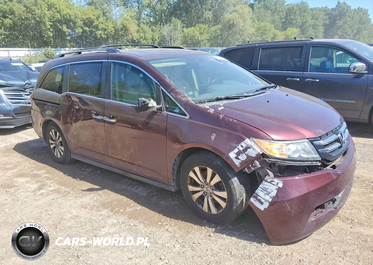 2014 Honda Odyssey Exl VIN:5FNRL5H69EB076104 - 4