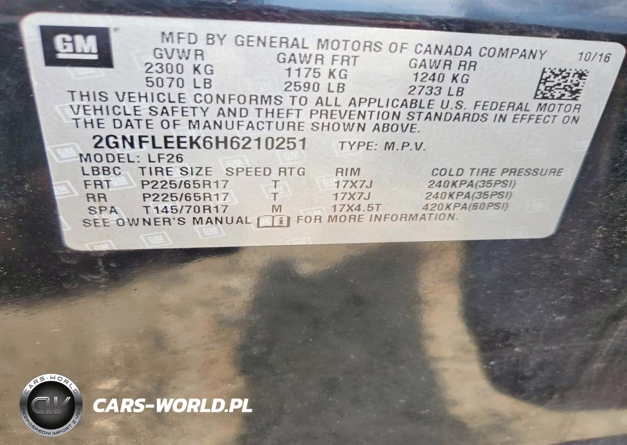 2017 Chevrolet Equinox Ls VIN:2GNFLEEK6H6210251 - 12